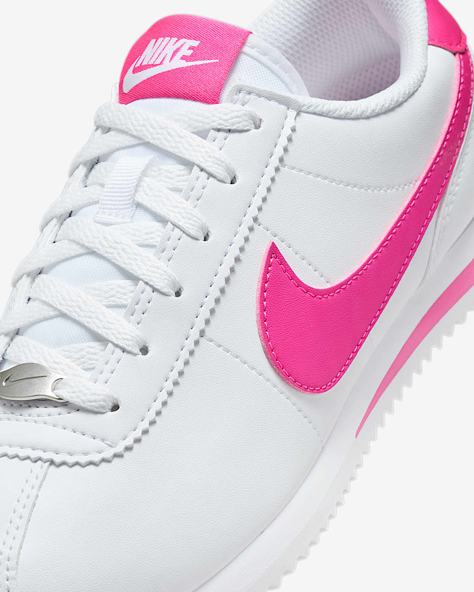 Nike cortez gs white online